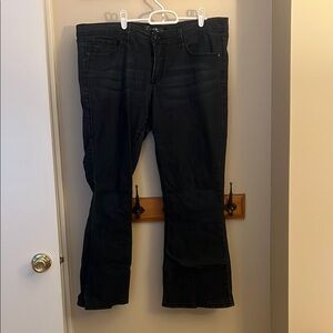 Source of Wisdom/Torrid flare jeans in dark wash size 18